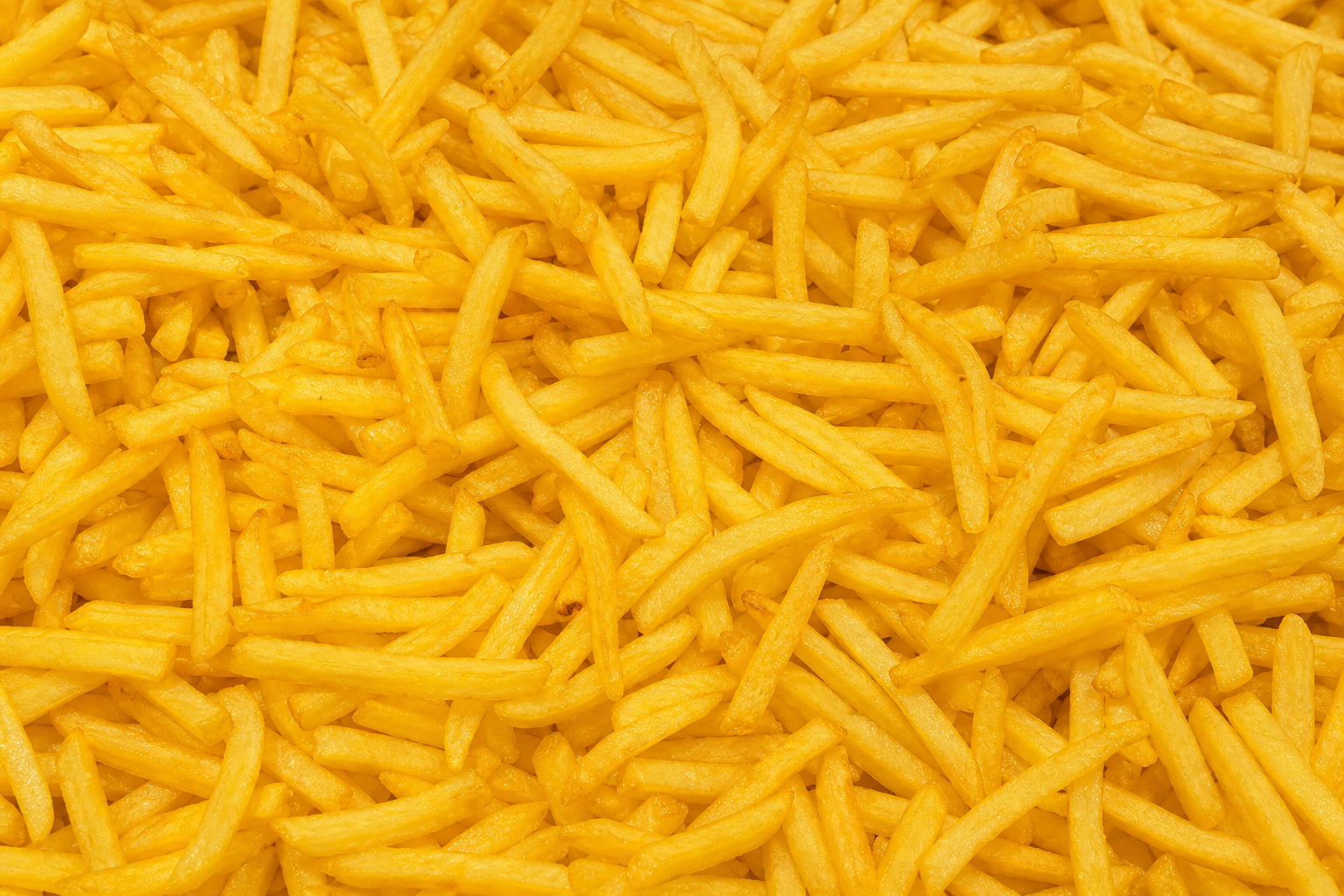 Une généreuse montagne de frites dorées